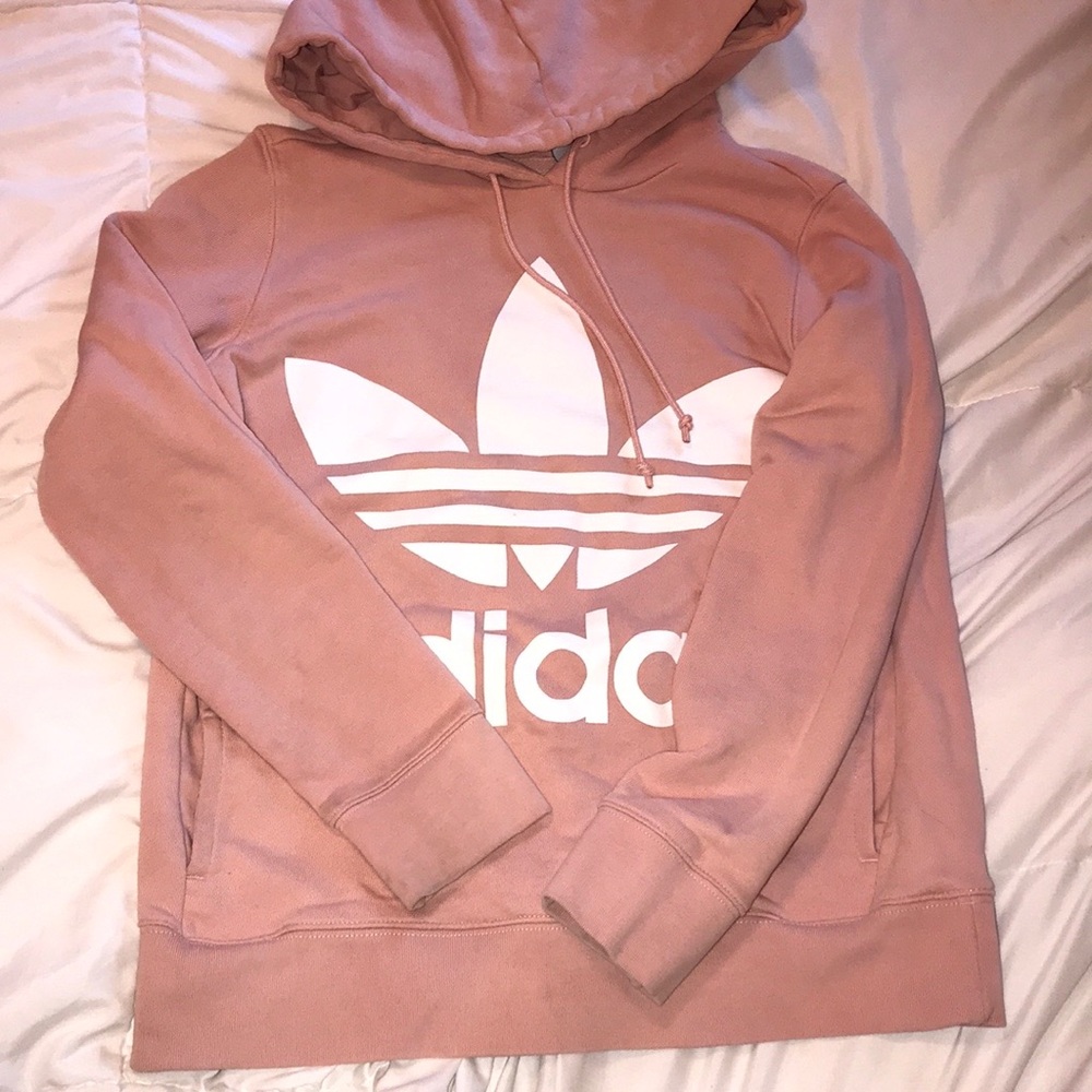 pink adidas hoodie